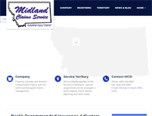 Tablet Screenshot of midlandclaims.com
